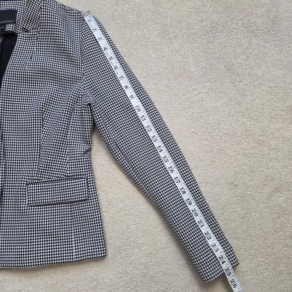Banana Republic Women's 8 Classic Houndstooth Jacket Blazer 1 Button Front - Picture 11 of 16